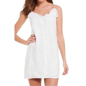 NWT GIANNI BINI Ivory Kady Button Down Dress in A Walk In the Park!